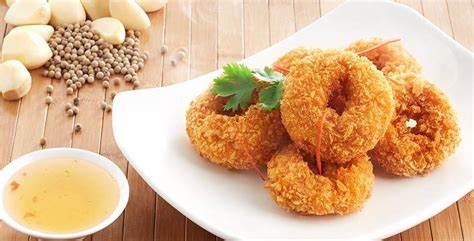 ทอดมันกุ้ง รายการอาหารเเละเครื่องดิ่ม